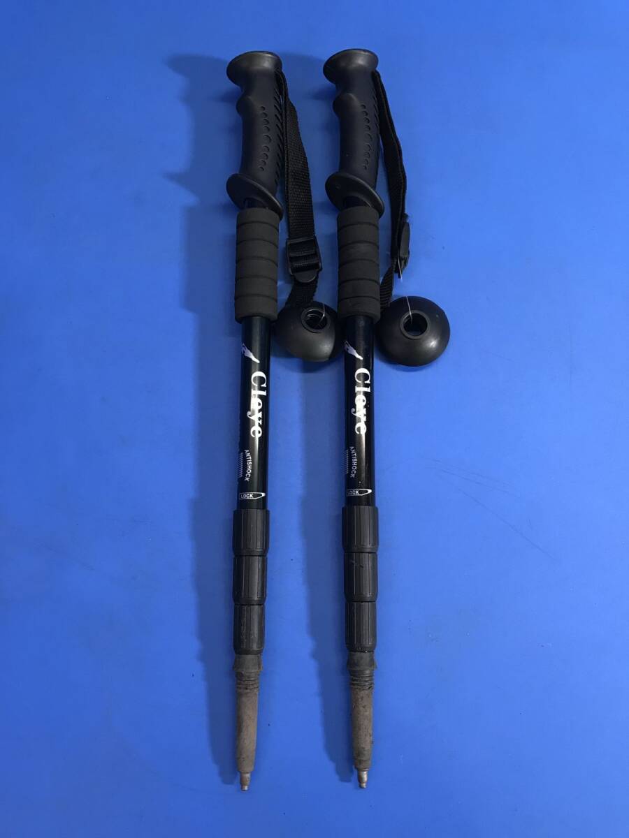 C23【 Cleye 】トレッキングポール 山登り 登山 ハイキング ウォーキング トレッキング 80拍卖
