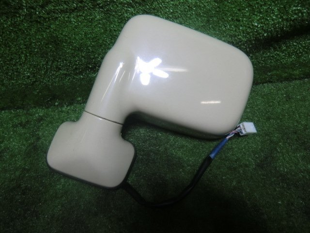 2008/1 アルトラパン CBA-HE21S 左ドアミラー ベージュ ZGF 5ピン拍卖