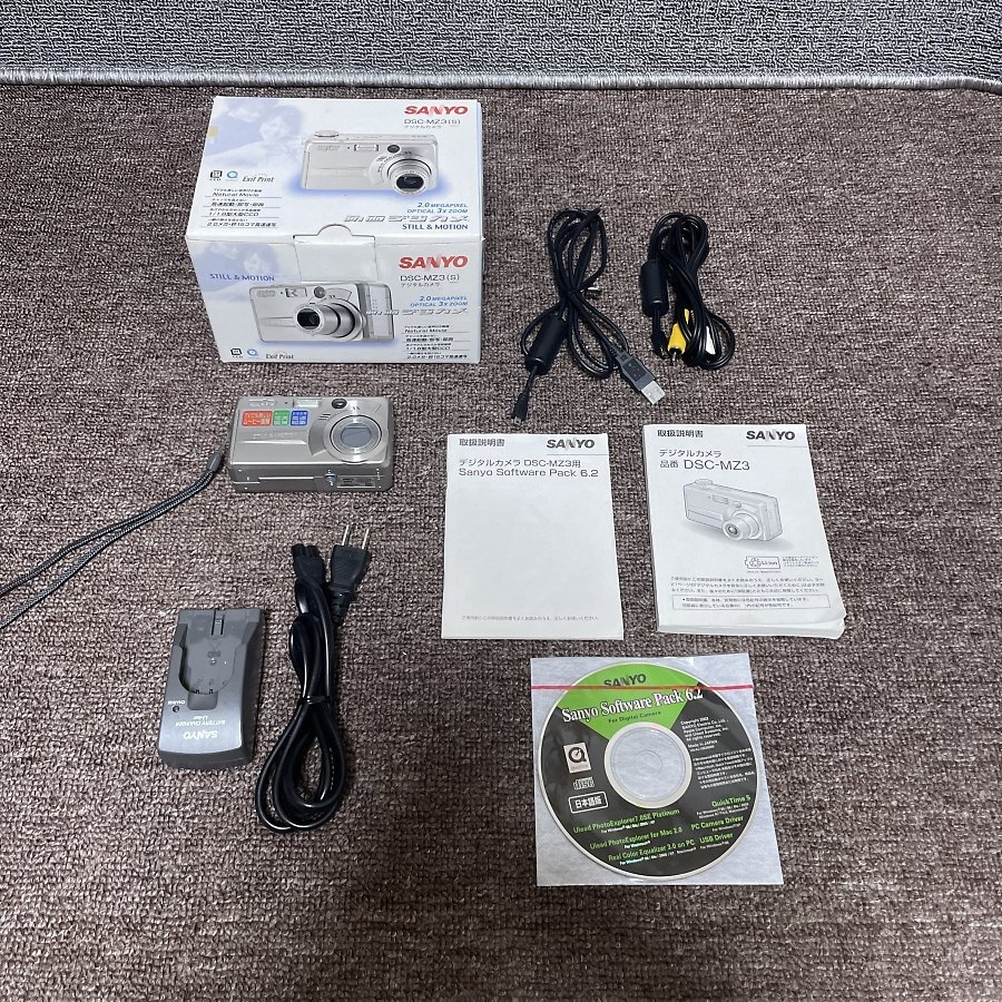 SANYO デジカメ DSC-MZ3 サンヨー デジタルカメラ 充電器拍卖