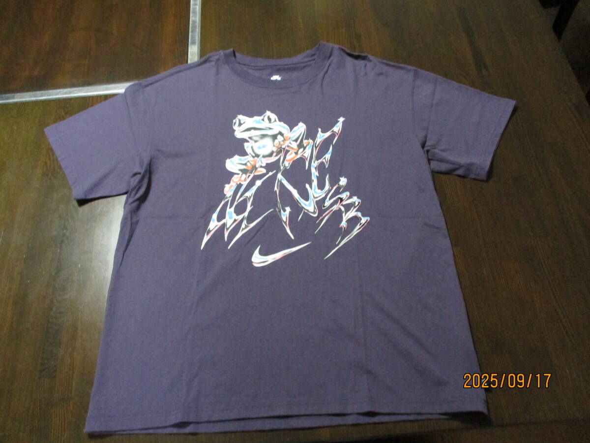 送料430円ナイキSBルーズフィットTシャツサイズXL紫拍卖