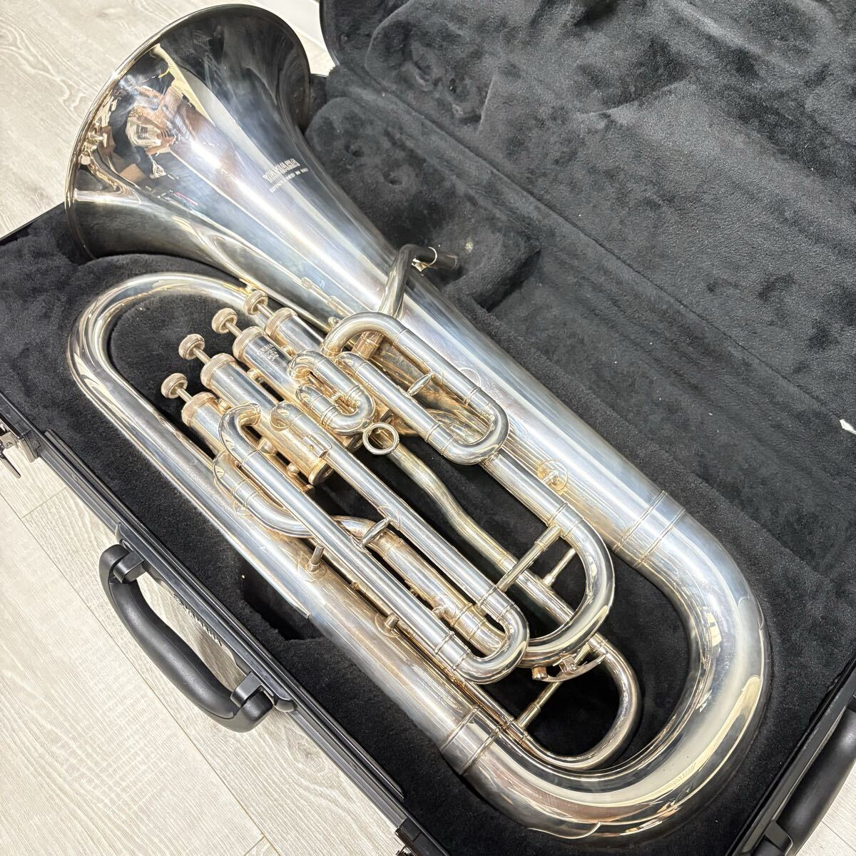 現行モデル YAMAHA YEP-321 ヤマハ ユーフォニアム 銀メッキ拍卖