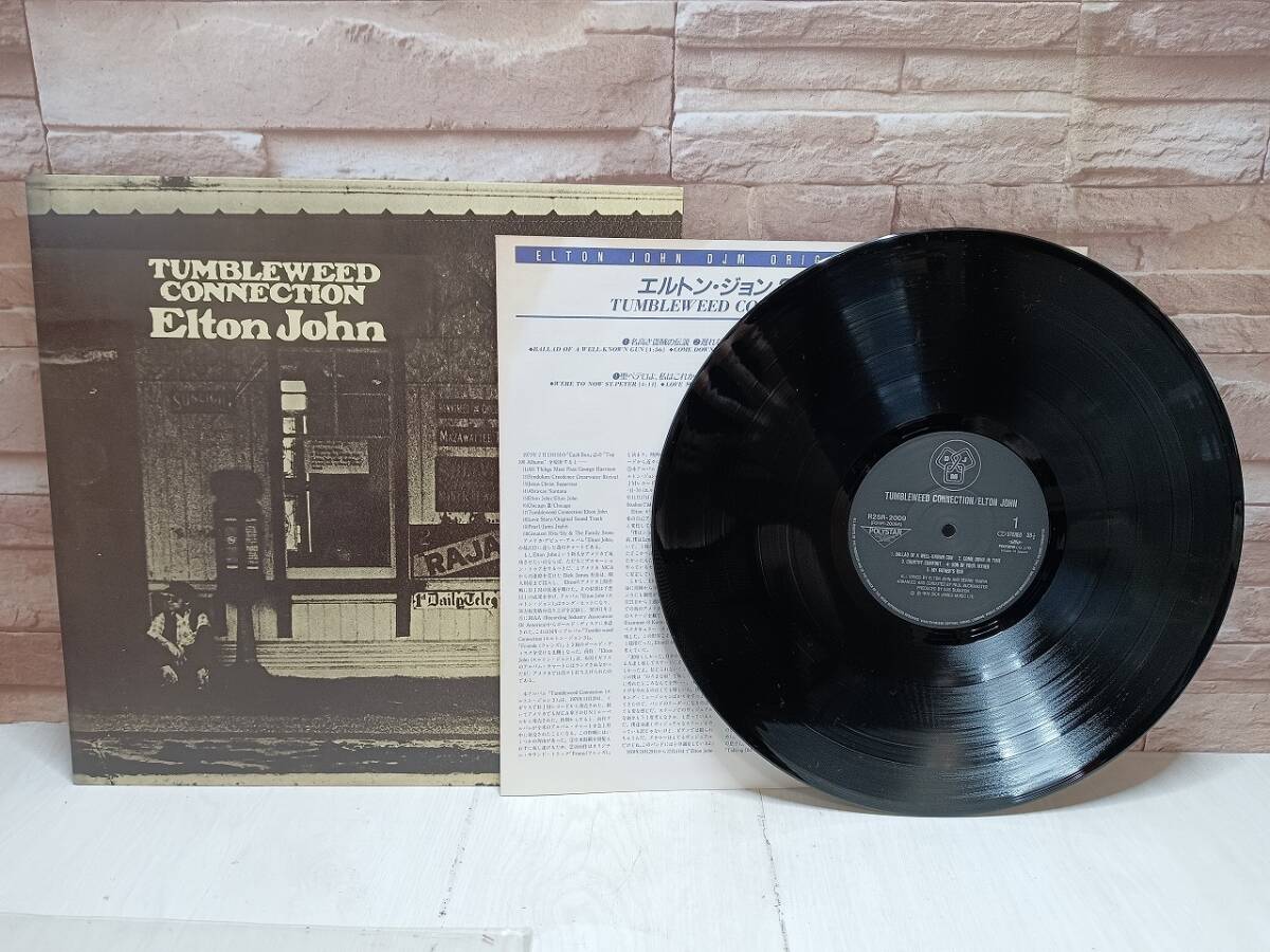 LP ELTON JOHN エルトン・ジョン TUMBLEWEED CONNECTION R25R-2009 POLYSTAR レコード 音楽 アナログレコード 洋楽 ロック拍卖