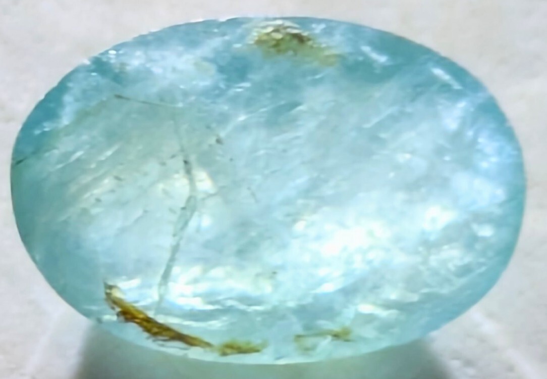 レアストーン!完全な宝石質 天然グランディディエライト 0.44ct ジュエリークオリティレアストーン ルース 希少宝石 裸石 ルース 天然石拍卖