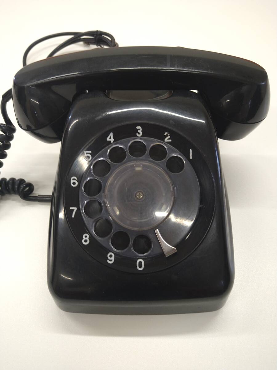 昭和レトロ アナログ式 黒電話 ジャンク品拍卖