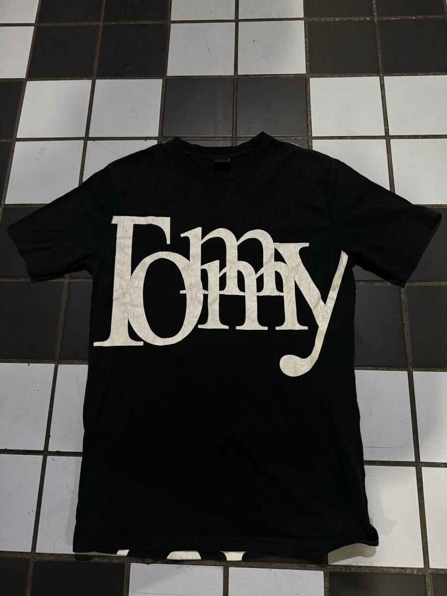 TOMMY HILFIGER トミーヒルフィガー ブラック 半袖Tシャツ 札幌手渡し可能 男性Lサイズ  ロゴ拍卖