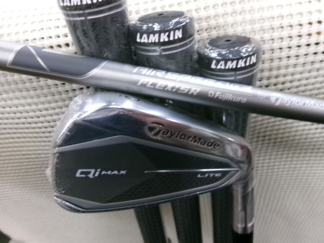 ■996■未使用展示品■Qi マックスライト アイアン■Qi MAX LITE■5本(6~P)■AIR SPEEDER for TaylorMade■フレックスSR■拍卖