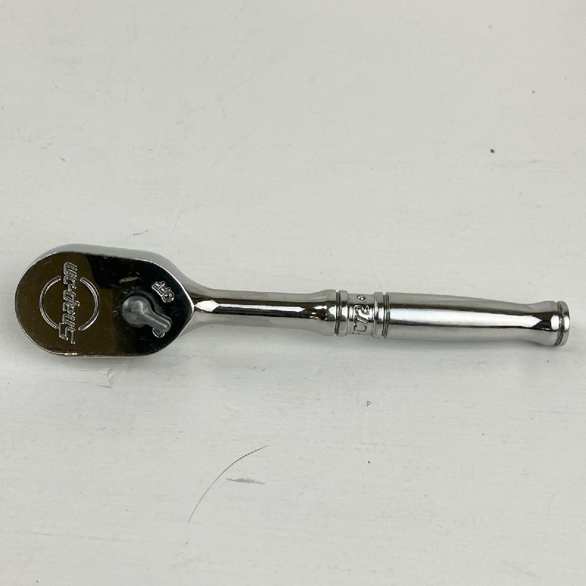 ЗЗ Snap-on スナップオン 3/8 9.5mm コンパクトヘッドラチェット 本体のみ FC72 シルバー やや傷や汚れあり拍卖