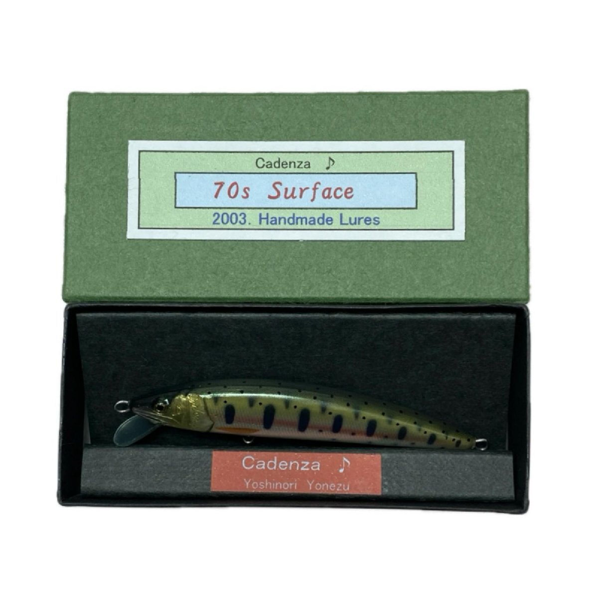 §§ Cadenza♪ 75S Ag コンセプトモデル ミノー 程度A 目立った傷や汚れなし拍卖