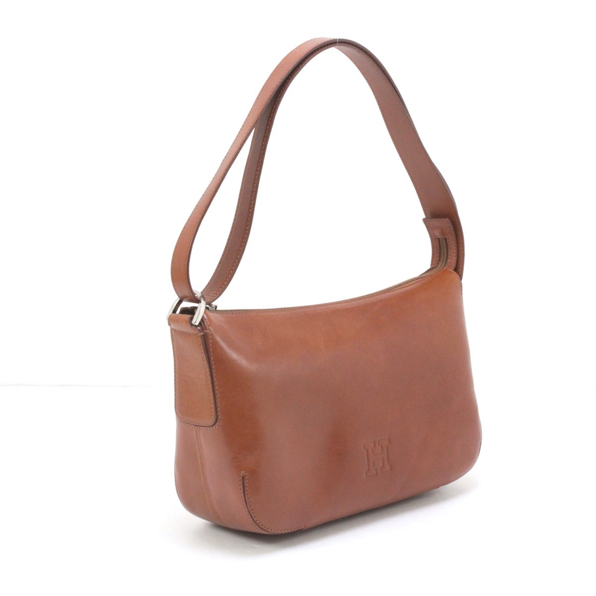 $$ HIROFU ヒロフ 2WAYショルダーバッグ ブラウン やや傷や汚れあり拍卖