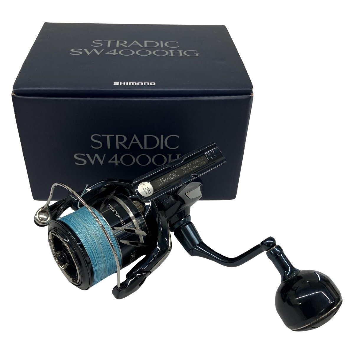 △△ SHIMANO シマノ スピニングリール 24ストラディック SW4000HG-B 047373 目立った傷や汚れなし拍卖