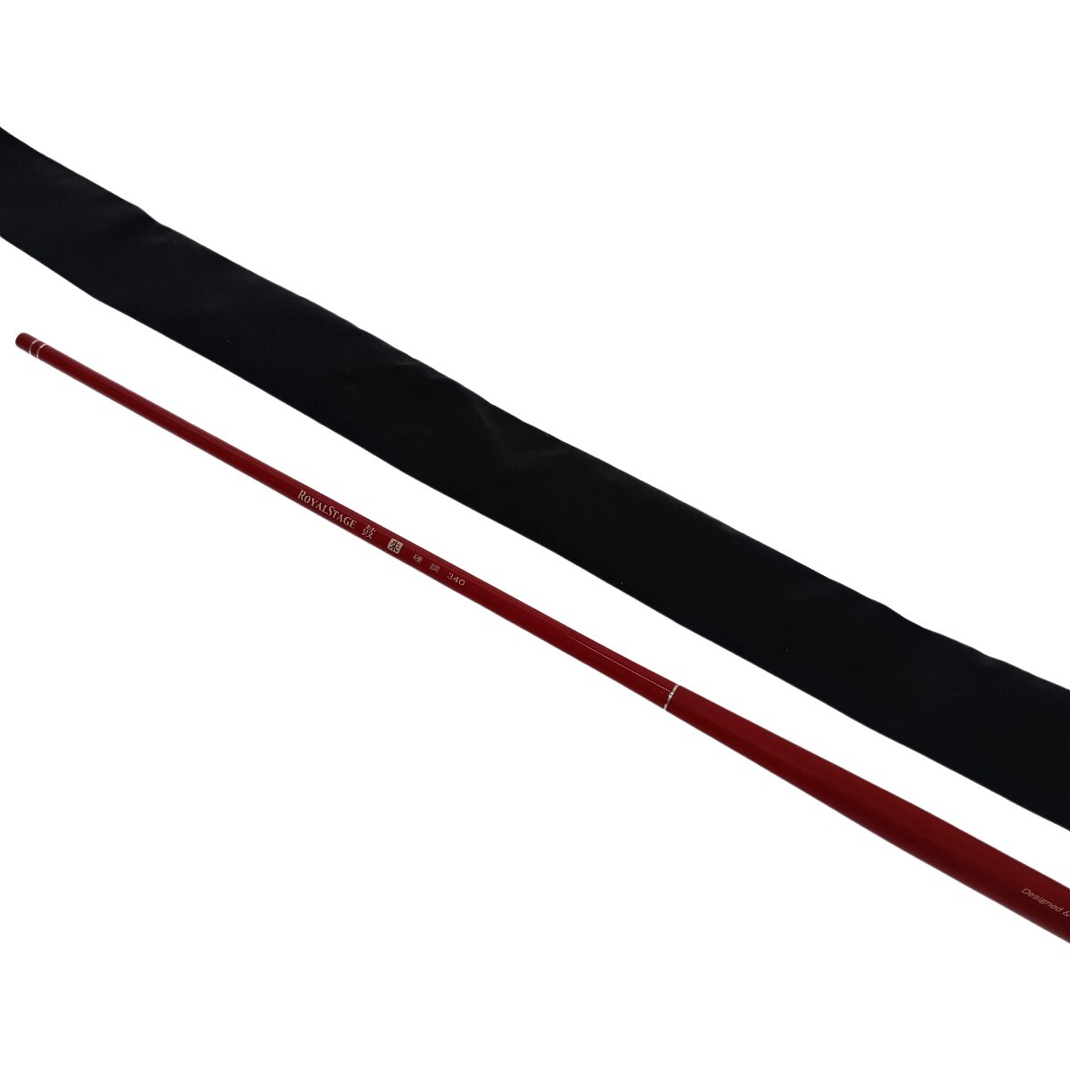 □□ NISSIN 渓流竿 ROYAL STAGE 鼓 朱 硬調 340 4916 やや傷や汚れあり拍卖