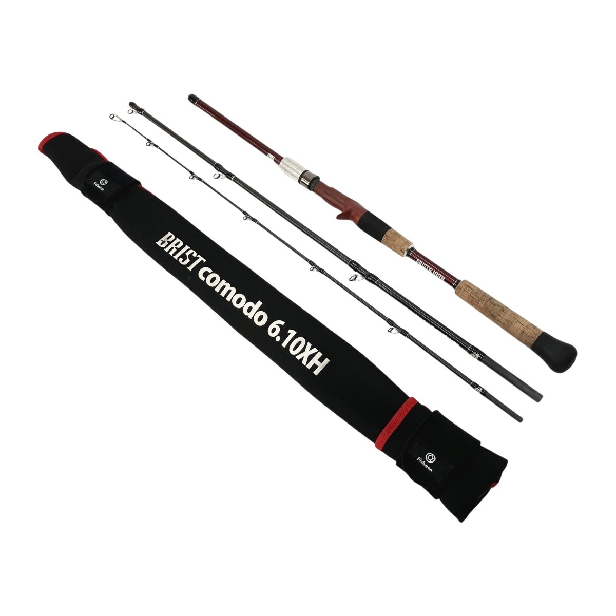 〇〇 Fishman フィッシュマン BRIST comodo 6.10XH ブリスト コモド ルアーロッド やや傷や汚れあり拍卖