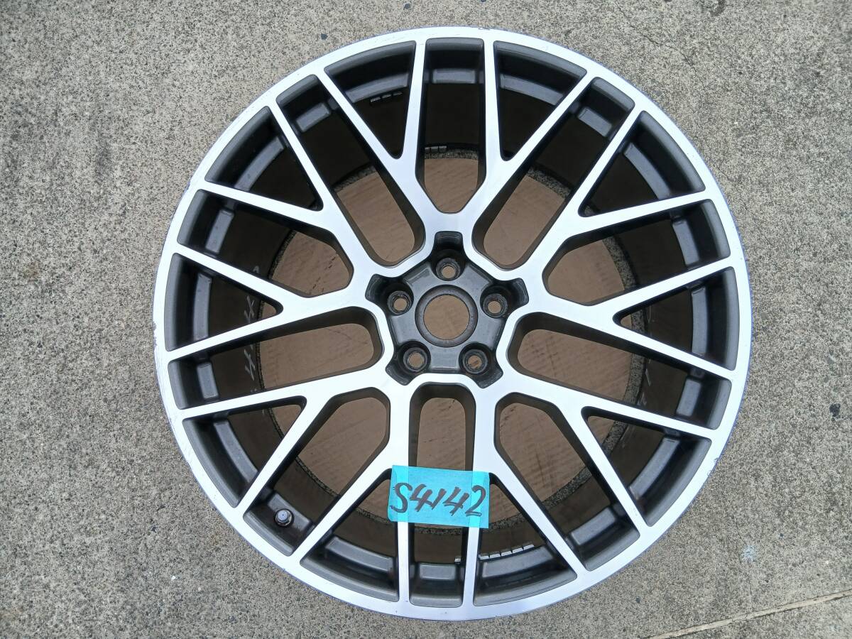 Porsche ポルシェ 95B マカン RSスパイダーデザイン 純正 21インチホイール 1本のみ 95B601025BR E-10J×21H2 ET19 S4142拍卖