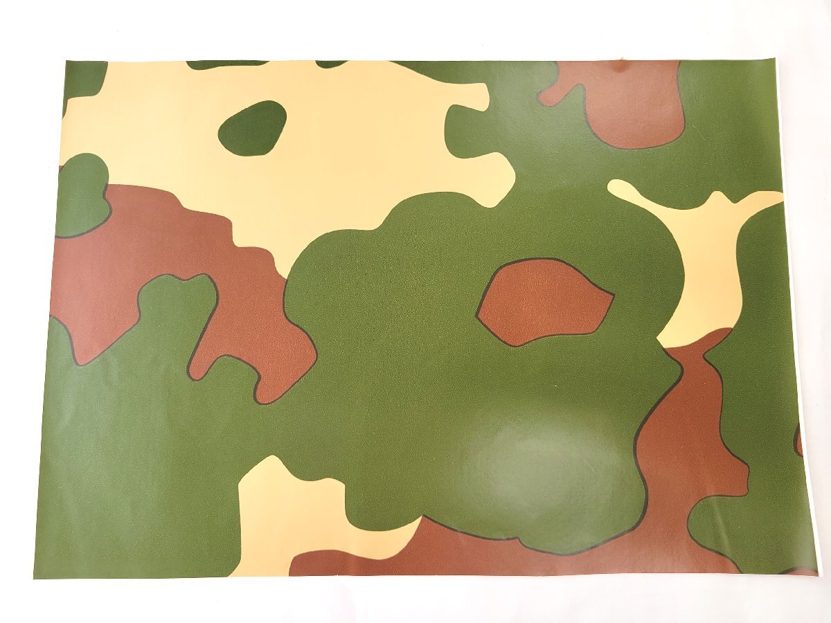 A4 カーラッピングシート 迷彩 緑 茶 カモフラ 10 ミリタリー ボム 外装 内装 カスタム アーミー バイカー デコトラ JDM USDM拍卖