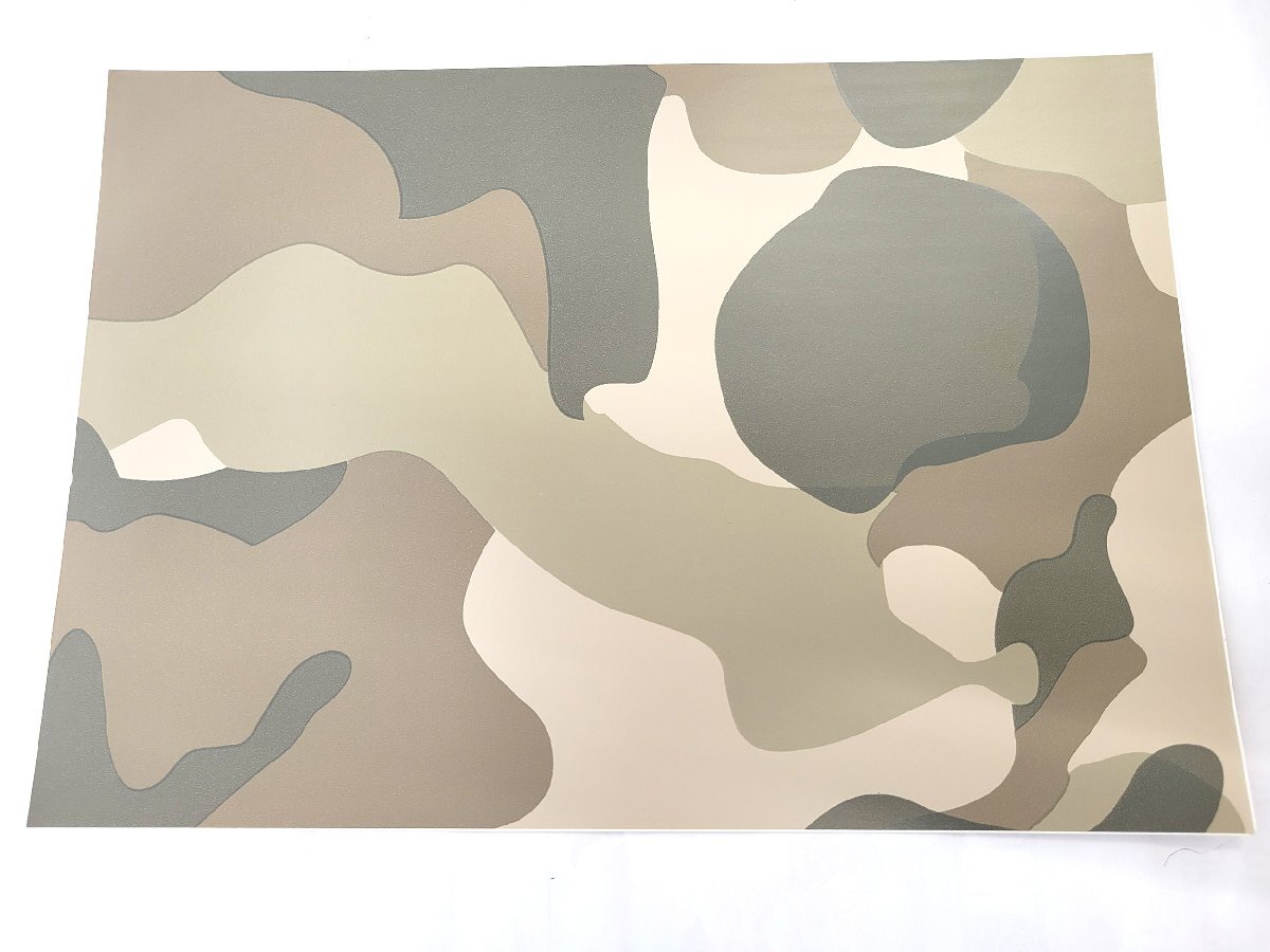 A4 カーラッピングシート 迷彩 茶 ベージュ系 (C) カモフラ ミリタリー ボム 米軍 カモフラージュ 迷彩柄 アーミー カスタム拍卖