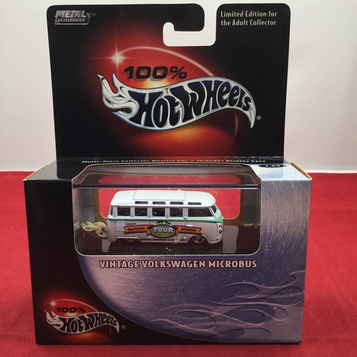 マテル 100% Hot Wheels Vintage Volkswagen Microbus ビンテージ フォルクスワーゲン マイクロバス 1:64拍卖