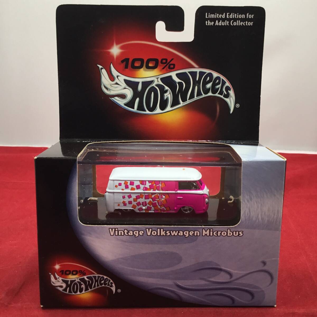 マテル 100% Hot Wheels Vintage Volkswagen Microbus ビンテージ フォルクスワーゲン マイクロバス ピンク拍卖