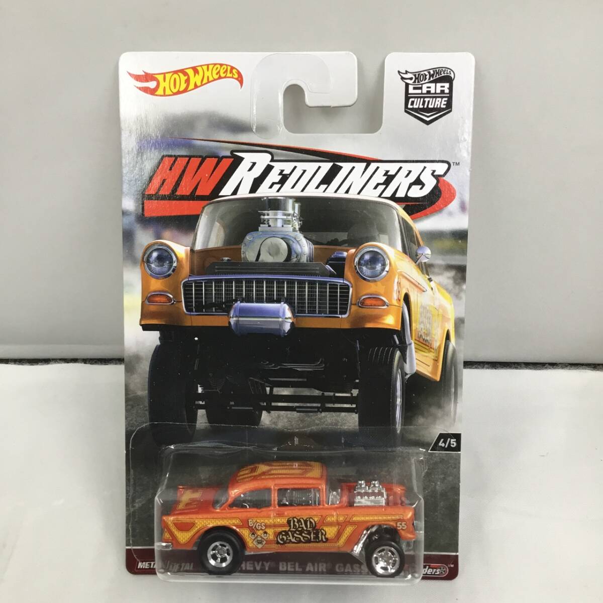 ホットウィール カーカルチャー レッドライナーズ HWRedliners '55 Chevy BelAir Gasser シェビー ベルエア ギャッサー リアルライダー拍卖