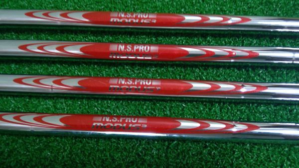 【赤い疾風】日本シャフト NS PRO MODUS3 TOUR 115 S 7番~Pw 4本セット /0447拍卖