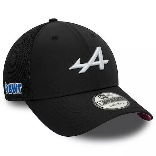 送料無料 Alpine F1 New Era Baseball Cap アルパイン ベースボールキャップ 帽子 ブラック拍卖