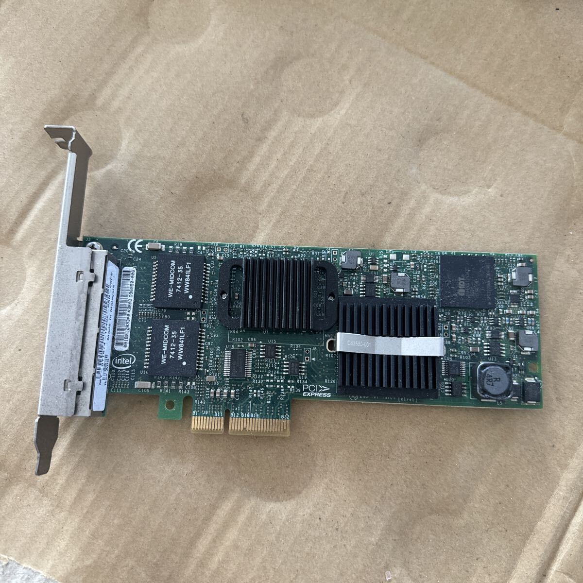 (32-A)DELL CPU-D42543(B) DP/N 0HM9JY 1000BASE-T 4ポート ネットワークカード 拍卖