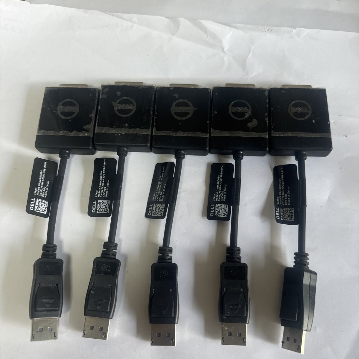 (R-300)DVI-D変換ケーブル 5本 Dell 27KKH DANARBC084拍卖