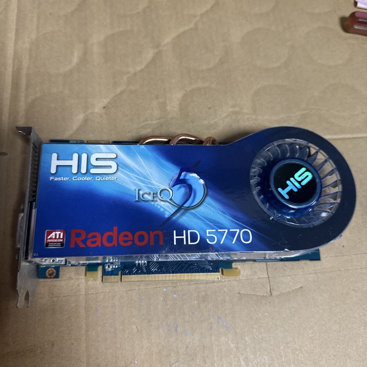(H-34)HIS Radeon HD 5770 DDR5 1GB グラフィックボード拍卖
