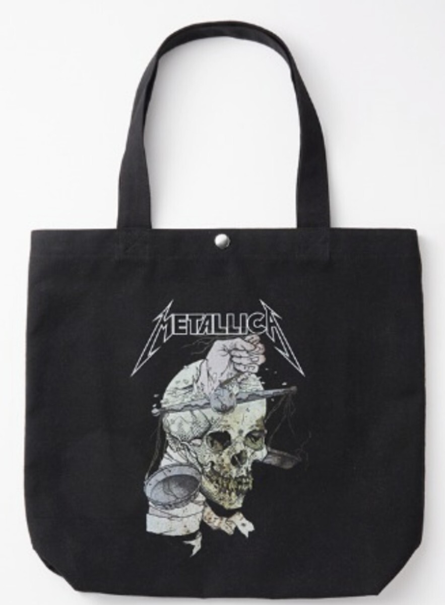 即決 メタリカ キャンバストートバッグ 40×41×11 新品タグ付き METALLICA 拍卖