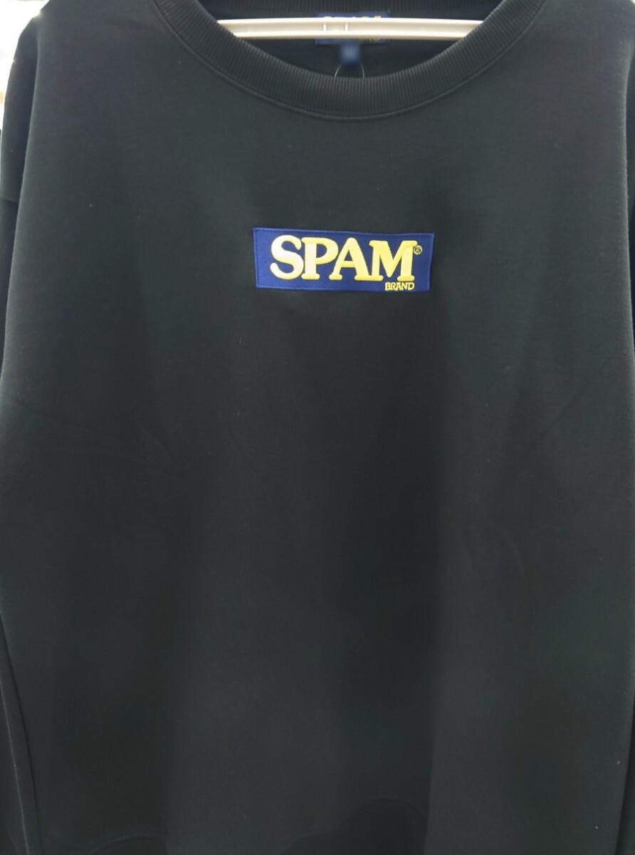 即決 SPAM スパム メンズトレーナー【L】新品タグ付き SPAM(R)Brand スウェット拍卖