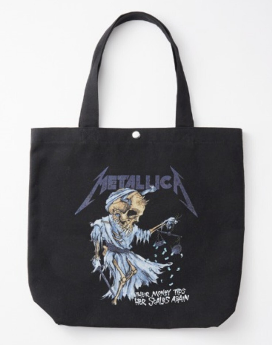 即決 メタリカ キャンバストートバッグ 40×41×11 新品タグ付き METALLICA 拍卖