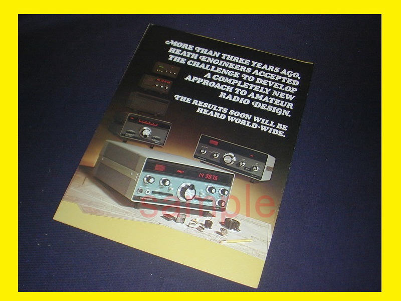 ヒースキット HEATHKIT 英文カタログ SB-104/BS-614/SB-634/SB-230 ブロックダイアグラム付き SONY ソニー拍卖