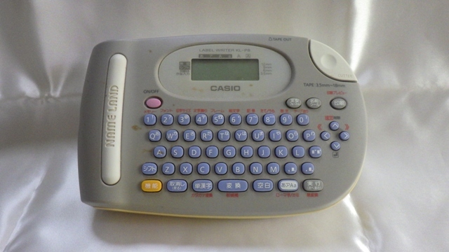ラベルライター カシオ★ネームランド KL-P8☆ジャンク品拍卖