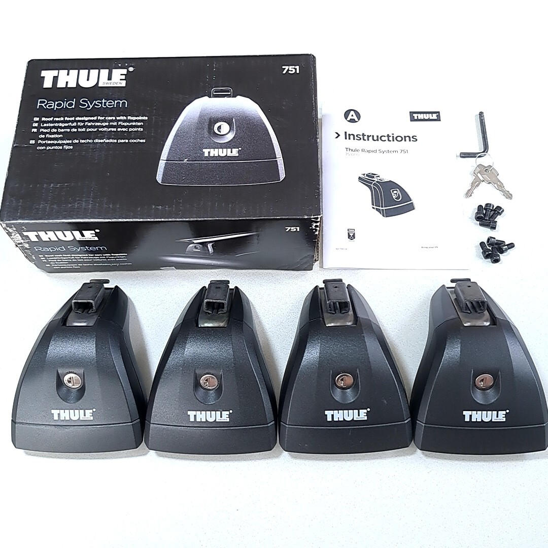THULE/スーリー Rapid System/ラピッドシステム TH751/751 (TH753/753 ハイタイプ) フット/ベースキャリア拍卖
