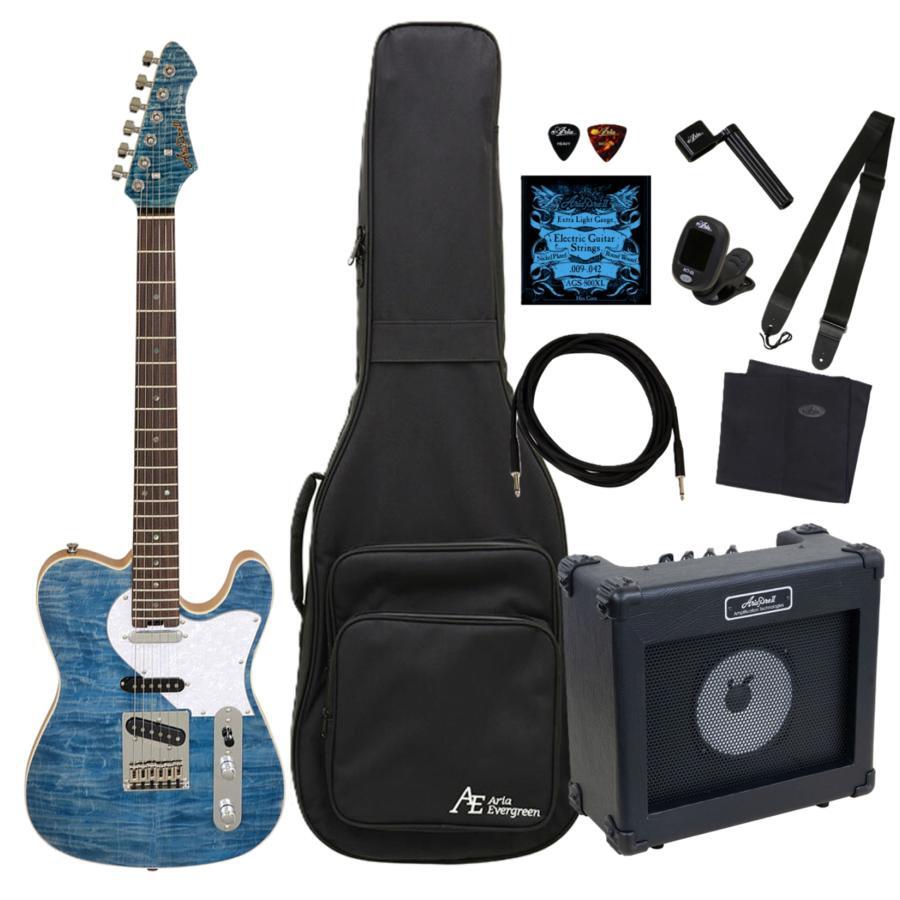 Aria ProII 615-AE200 LRBL (Lorelei Blue) 入門10点セット 初心者セット拍卖