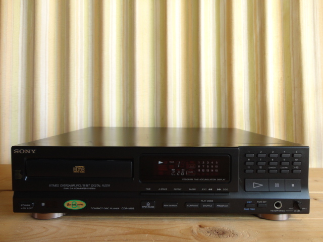 SONY ●● 18bit コンパクト ディスク プレーヤー CDP-M59 ●● CD JAPAN ソニー ジャンク品拍卖