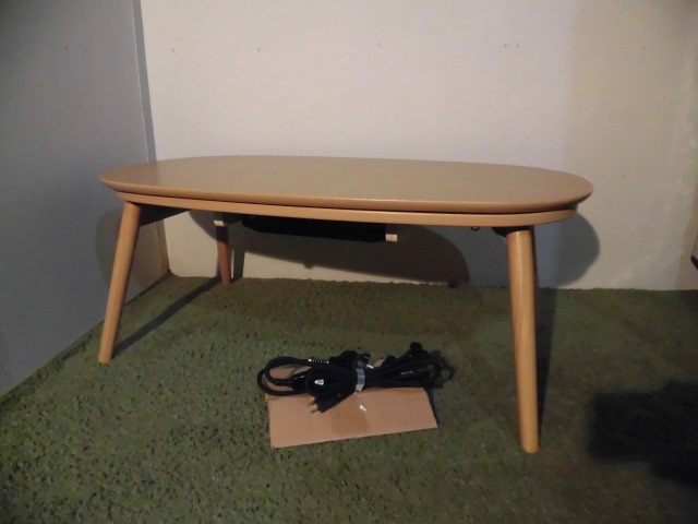 【送料無料】即決アウトレット【限定品・新品】オールシーズン☆北欧風☆折れ脚リビングこたつカルミナ(ナチュラル)拍卖