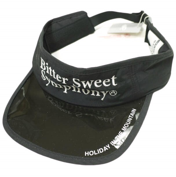 新品 MOUNTAIN RESEARCH マウンテンリサーチ 25SS 日本製 Sun Visor サンバイザー MTR4101 Free Black Bitter Sweet Symphony 帽子 g23335拍卖
