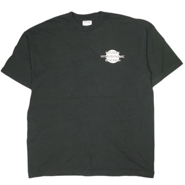 Western Hydrodynamic Research ウエスタンハイドロダイナミックリサーチ WHR 25SS MOON TEE S/S プリントTシャツ MWHR25S8074-M L BLACK拍卖
