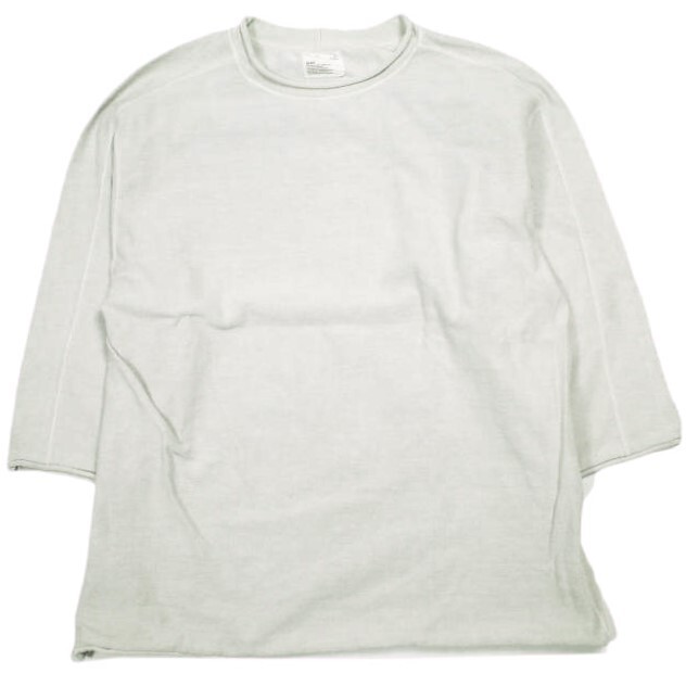 scair スケアー 21SS 日本製 CUT OFF CREW NECK SHIRT カットオフ クルーネックシャツ 2101SC-C002 3(L) ライトグレー Tシャツ カットソー拍卖