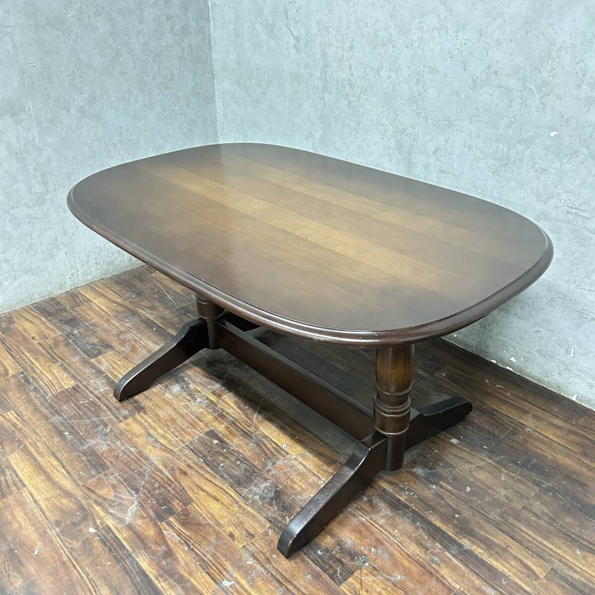 WN1/3 飛騨産業 HIDA キツツキ ダイニングテーブル 4人用 テーブル 机 センターテーブル アンティーク ヴィンテージ ★直接引取歓迎◎拍卖