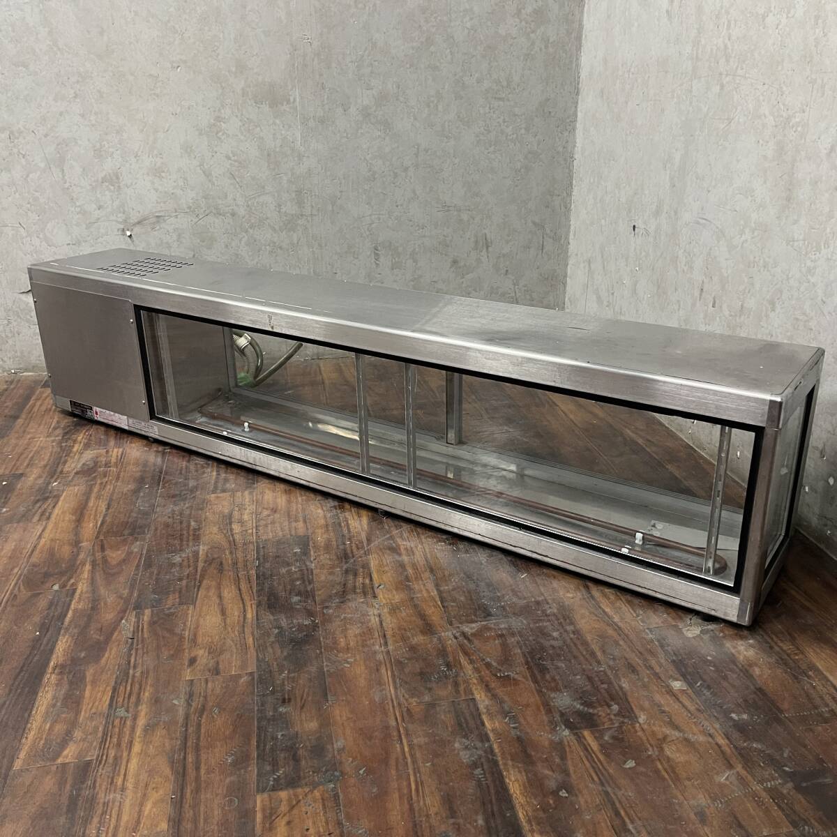 ww4/33 大穂製作所 OH-1800 右 角 コールドショーケース ネタケース 動作確認済 カウンター冷蔵庫 ショーケース ★直接引取限定◎●拍卖