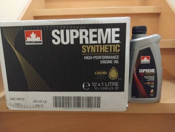 ペトロカナダ シュプリーム SUPREME C3-X 5W-30 1L 12本 12缶 1ケース Synthetic 合成油拍卖