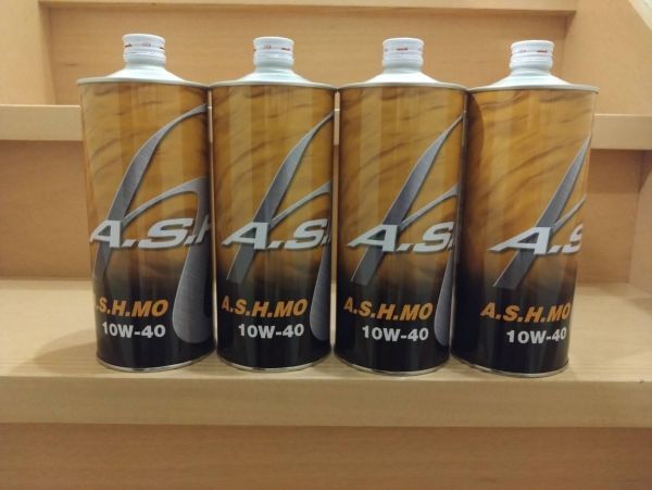 アッシュ A・S・H MO 10W-40 1L 4缶セット 4本セット 新品拍卖