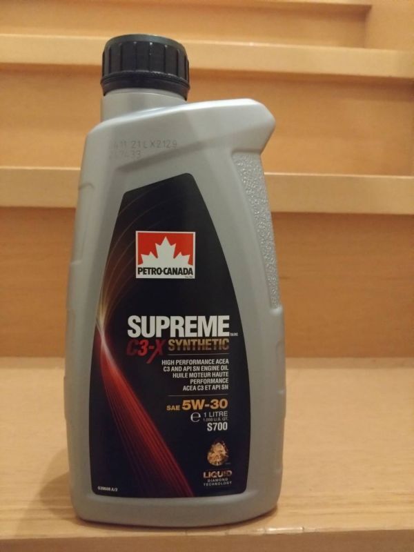 ペトロカナダ シュプリーム SUPREME C3-X 5W-30 1L Synthetic 合成油拍卖