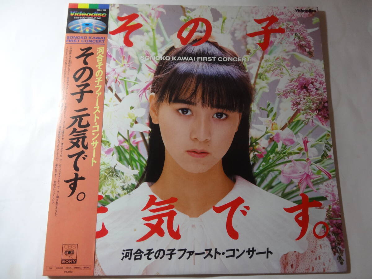 最終出品 LD 河合その子「その子 元気です。ファースト コンサート」涙のジャスミンlove、枯葉のクレッシェンド 、他全12曲、<レーザー>拍卖