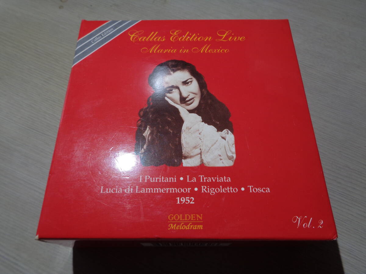 マリア・カラス,MARIA CALLAS/CALLAS EDITION LIVE 1952(MARIA IN MEXICO VOL.2)(GOLDEN MELODRAM:GM 2.0016 - MINT 10CD BOX SET拍卖