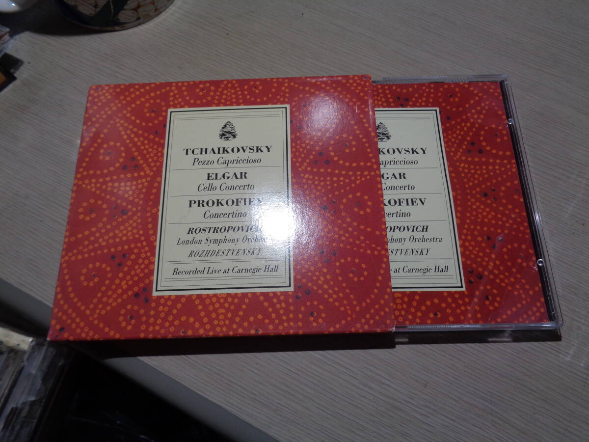 ロストロポーヴィチ&ロジェストヴェンスキー,ROSTROPOVICH,ROZHDESTVENSKY/TCHAIKOVSKY,ELGAR & PROKOFIEV(ITALY/inta'glio:INCD 7301拍卖