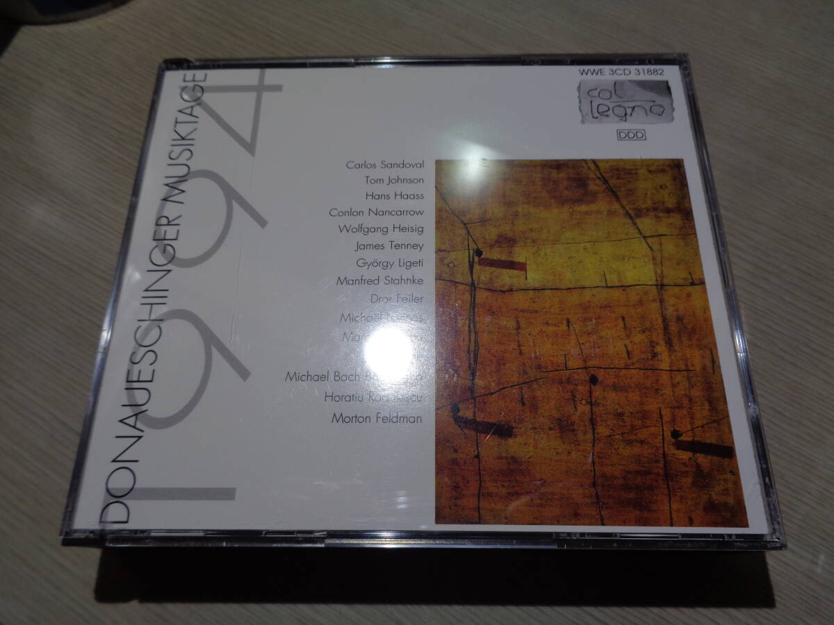 DONAUESCHINGER MUSIKTAGE 1994;MANFRED STAHNKE,DROR FEILER,MICHAEL LEVINAS,MARCO STROPPA etc.(GERMANY WWE 3CD 31882 MINT 3CD SET拍卖