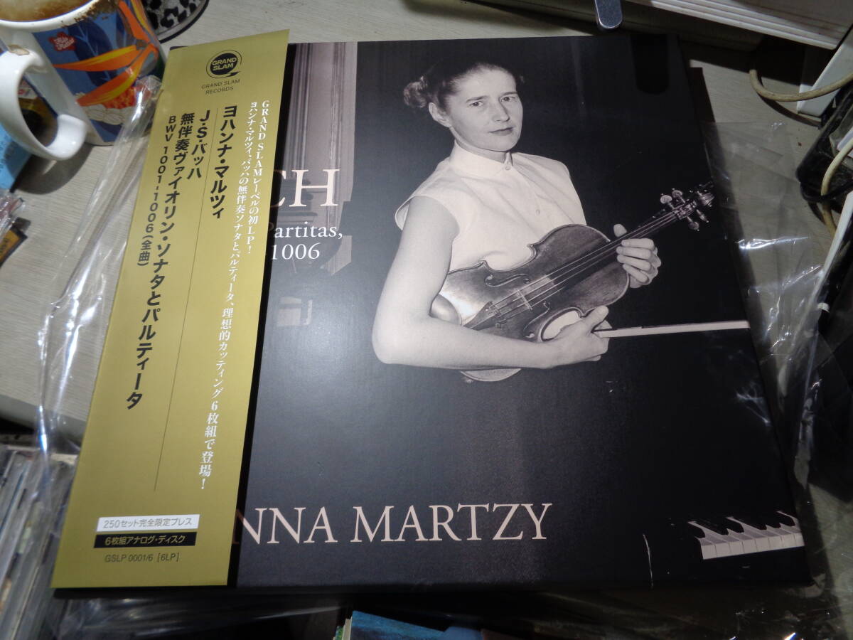ヨハンナ・マルツィ,JOHANNA MARTZY/BACH SONATAS & PARTITAS, BWV 1001-1006(GRAND SLAM:GSLP 0001/6 ONLY 250 LIMITED MINT 6LP BOX SET拍卖