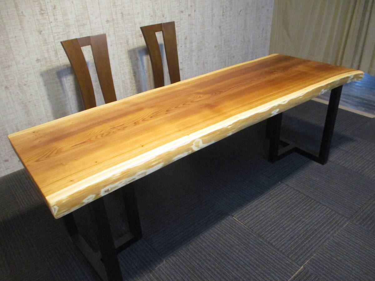 #1524■ 杉 一枚板 無垢 テーブル 板 ローテーブル  ダイニング 座卓 天板 無垢 デスク 拍卖